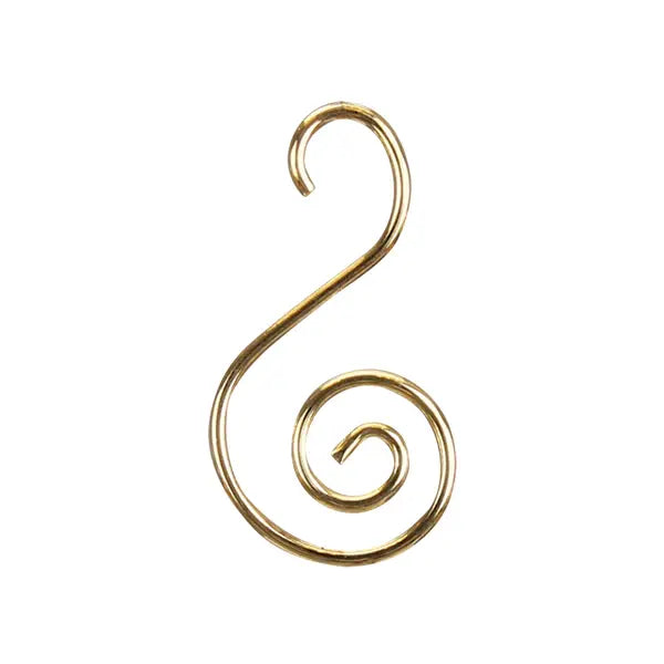 S Hook Ornament Hangers, Pack of 24, Gold