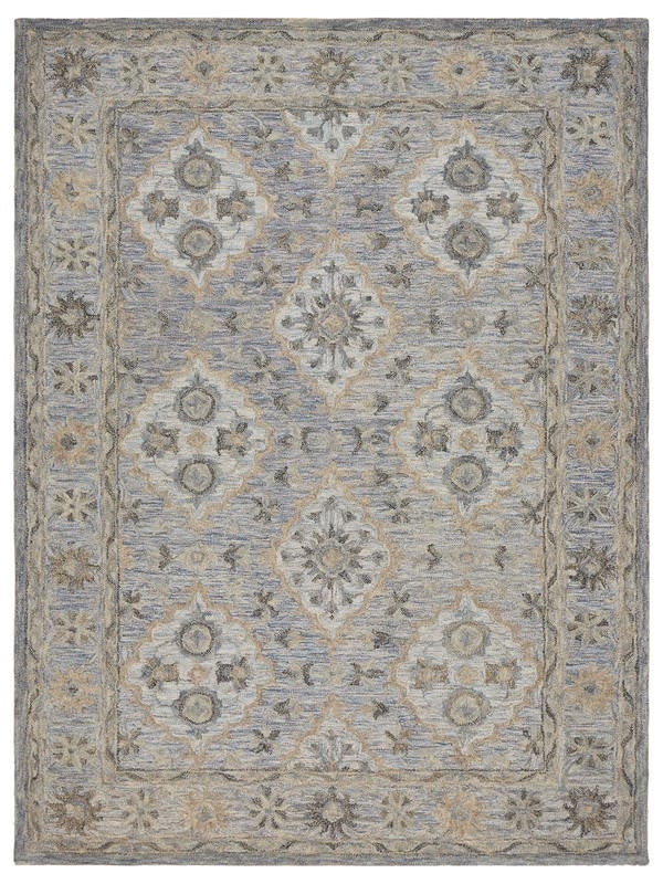 LR Home Babylon Ivory Rug 5x7'9"