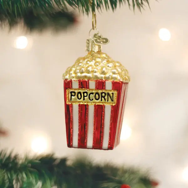 Old World Popcorn Glass Ornament