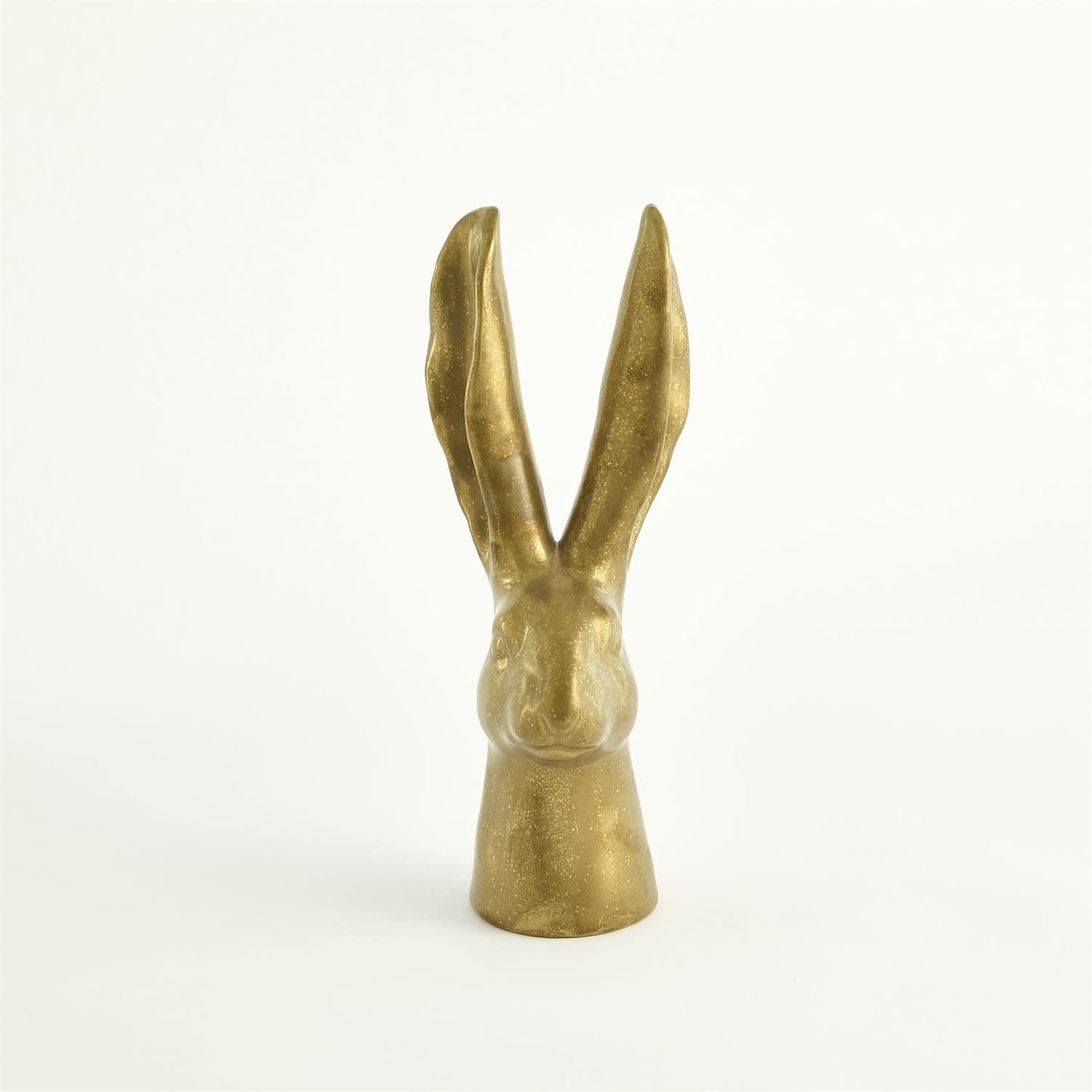 Global Views Rabbit Head Reactive Gold Small