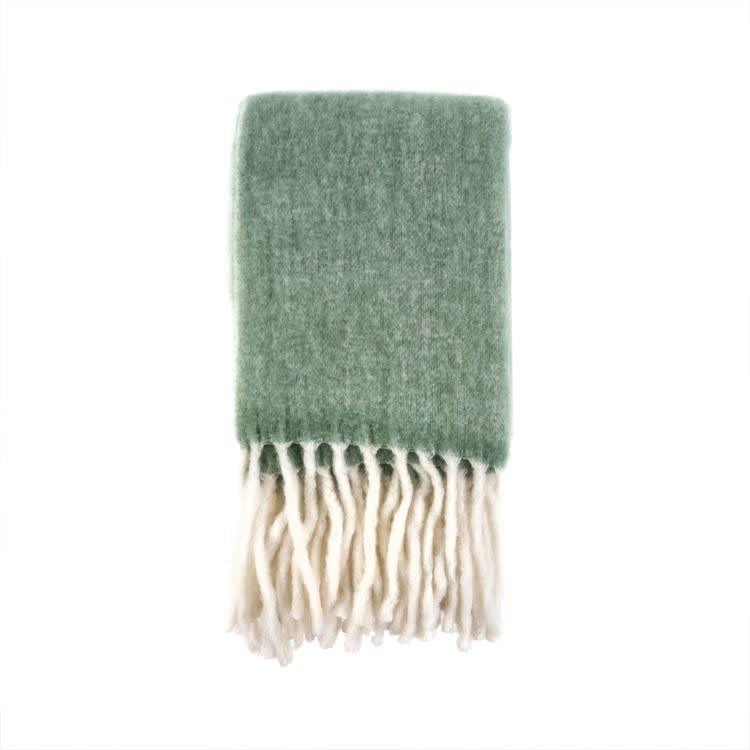Indaba Fireside Cozy Throw Celadon