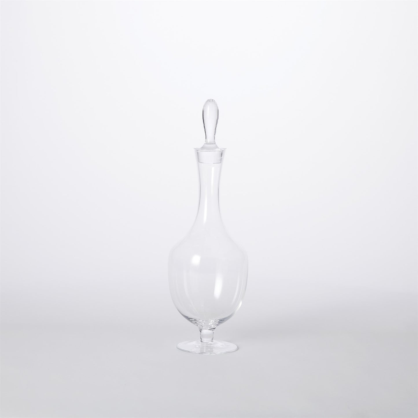 Small Footed Glass Decanter