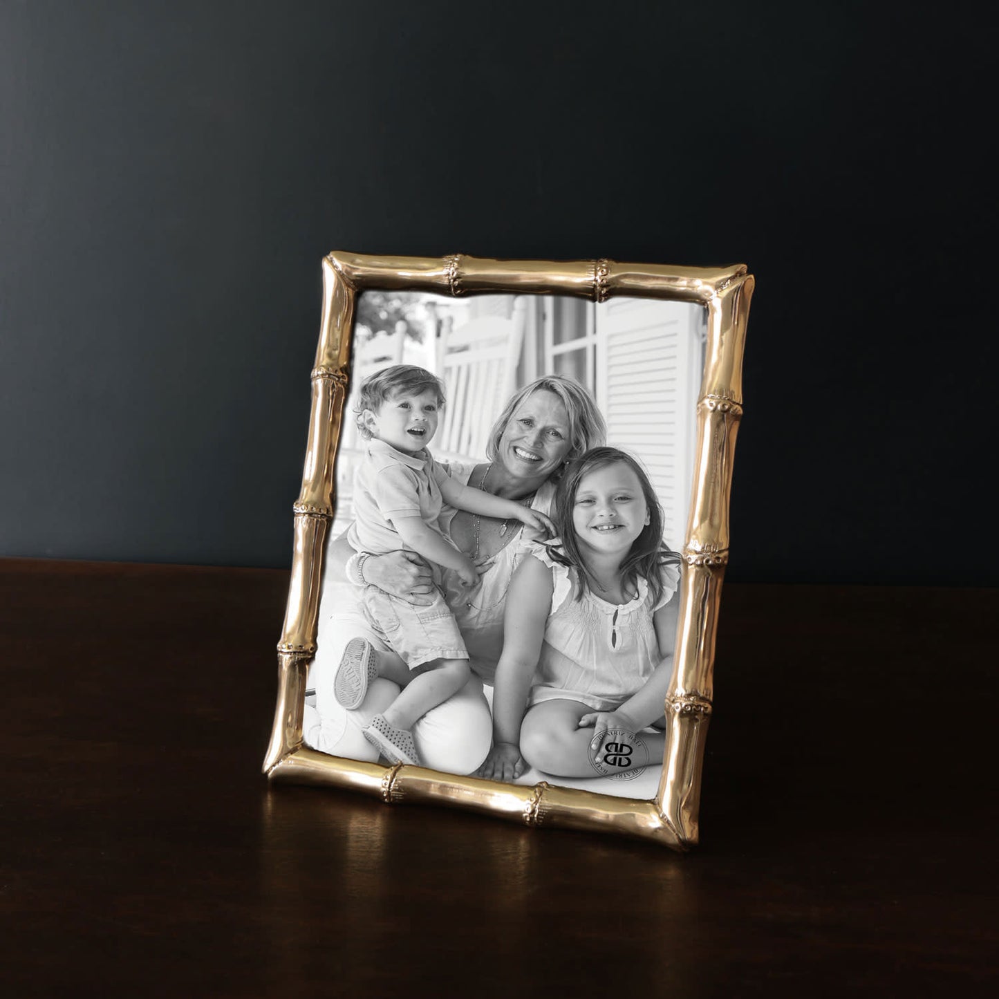 Sierra Modern Bamboo 8x10 Frame, Gold