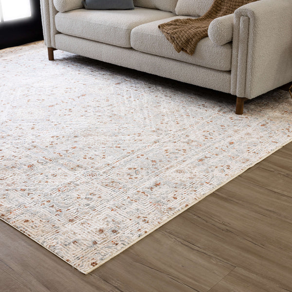 Karastan Solitude Pandosia Cream Lt Beige 8x10 Rug