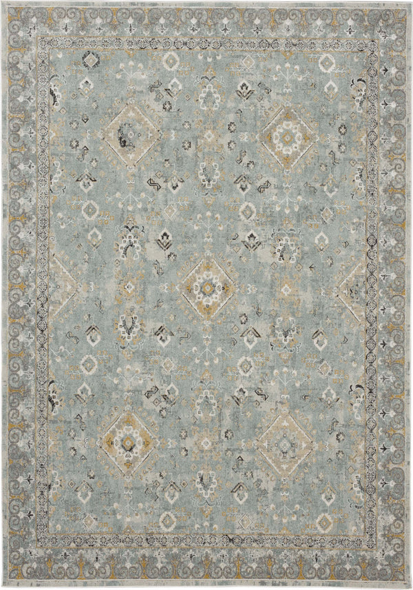 Karastan Windemere Ravenglass Blue 8x10 Rug