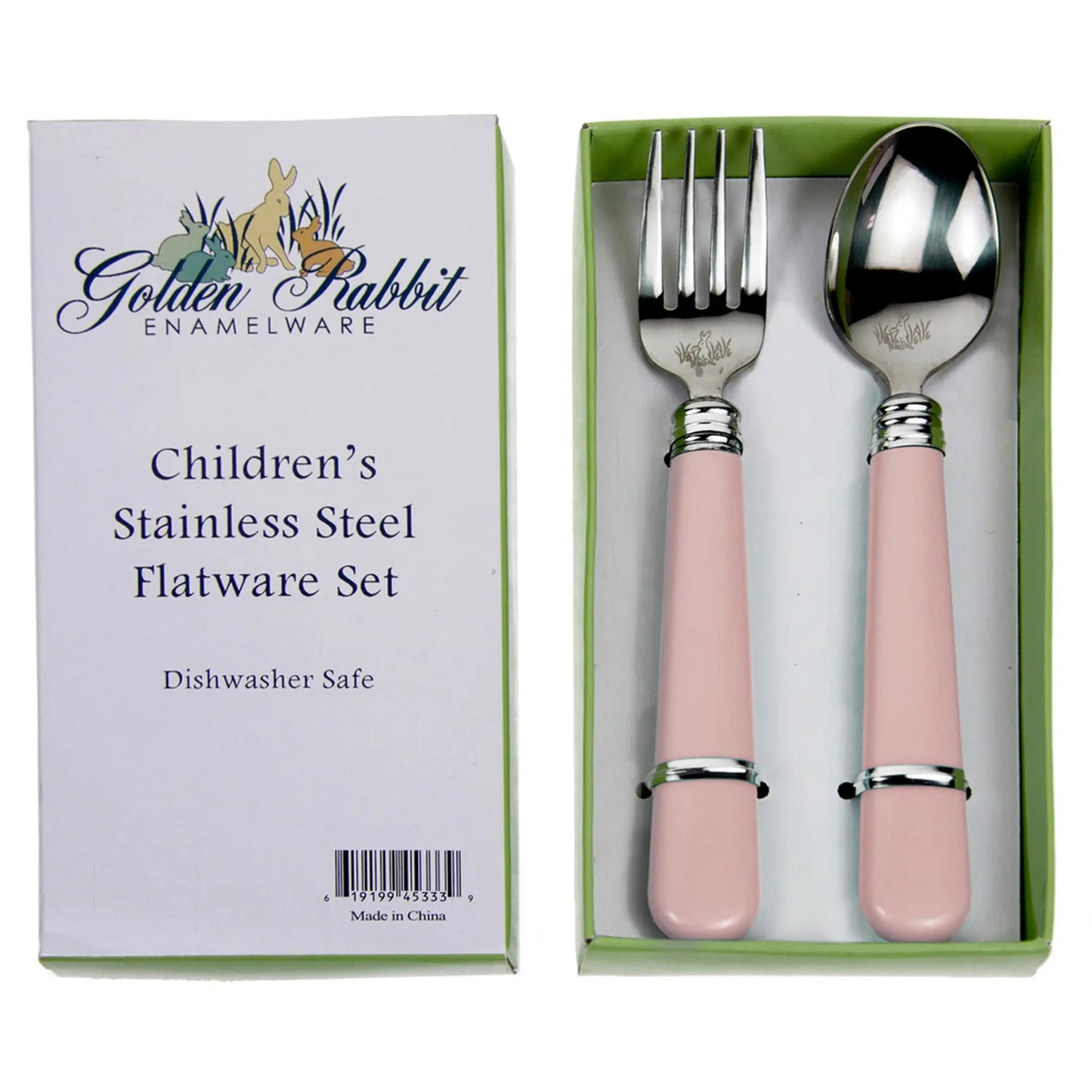 Pink Pastel Flatware Set