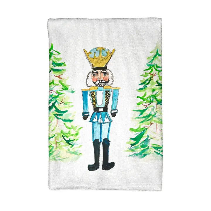 Nutcracker and Trees Tea Towel