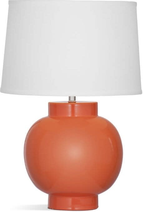 Bassett Mirror Bonnie Table Lamp, Orange