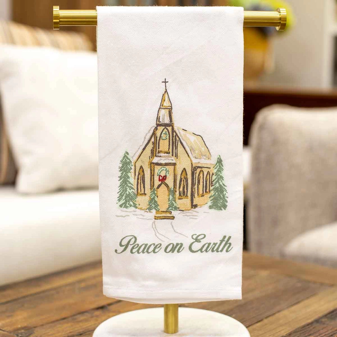 Peace on Earth Tea Towel