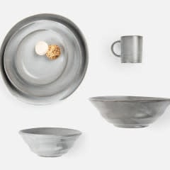 Blue Pheasant Marcus Cereal Bowl Cement Glaze