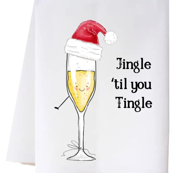 Jingle til you Tingle Tea Towel