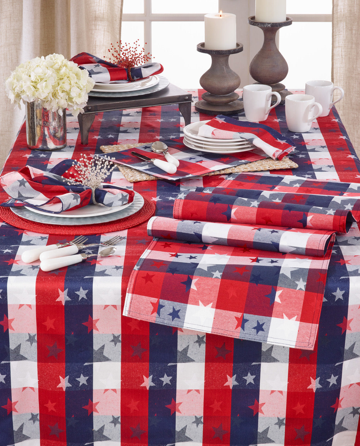 Saro Americana Checkered Placemat