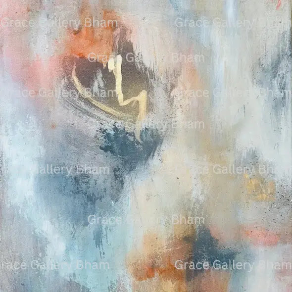 Grace Galleries Eye of the Tiger, 20x20 Gold framed canvas