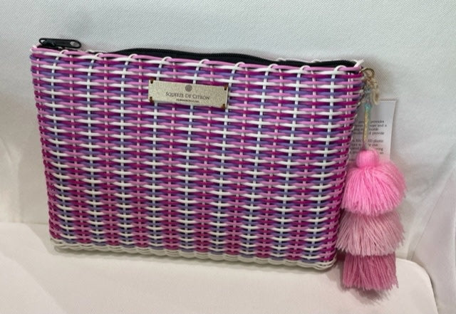 Squeeze De Citron Large Pink/Lavender Lemon Drop Bag