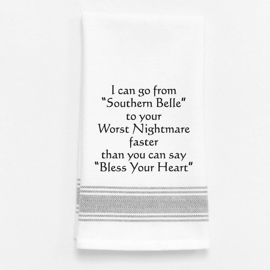 Wild Hare Southern Belle Nightmare Tea Towel