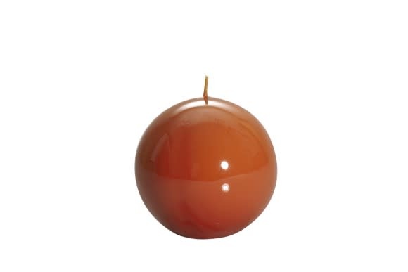 Meloria Ball Candle, Ocher
