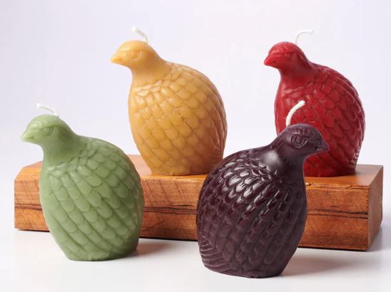 Partridge Bird Sage Candle