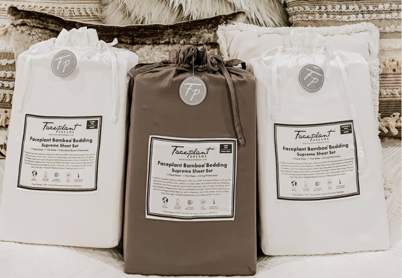 FPD Bamboo Bedding Supreme Queen Sheet Set White