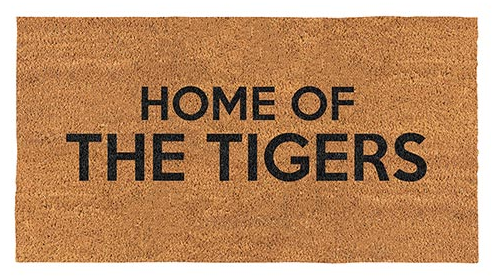 Home Of The Tigers Doormat