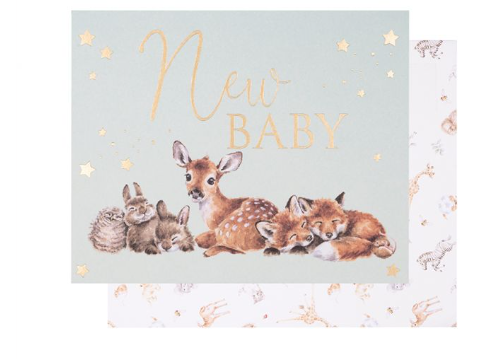 Wrendale Designs New Baby Greeting Card