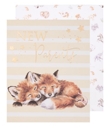 Wrendale Designs New Parents Furever Family Greeting Card