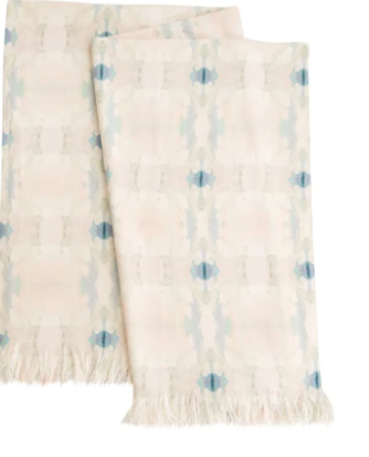 Laura Park Miss Ella Teal Thro Blanket