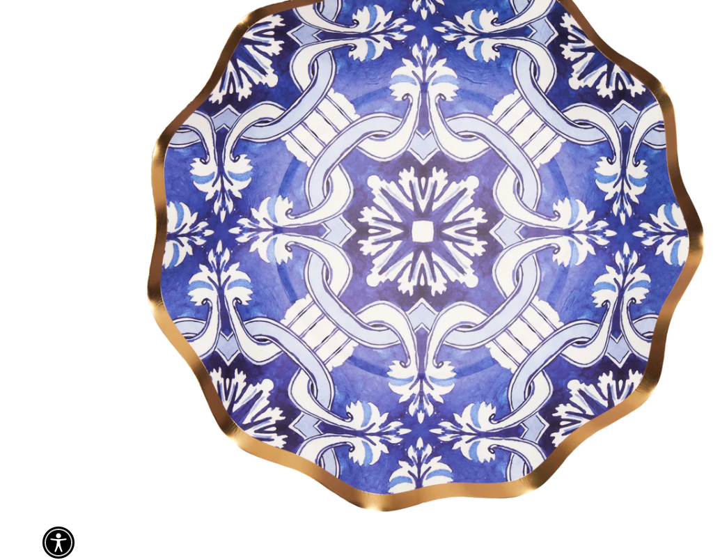 Sophistiplate Wavy Appetizer Bowl Moroccan Nights 8 pk