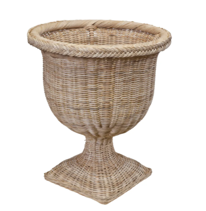 Mainly Baskets Braded Square Base Urn