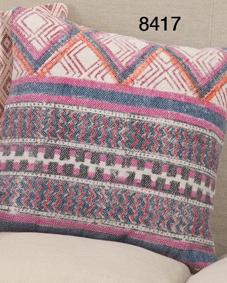 Saro Distressed Bohemian Pillow Down Filled
