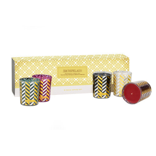 Archipelago Holiday Assorted Votive Gift Set