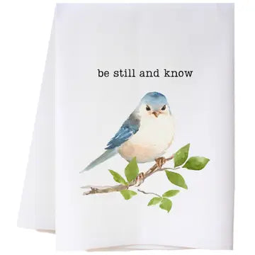 Be Still and Know Tea Towel
