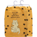 Primitives by Kathy "My cat and I talk shit about you" Tea Towel