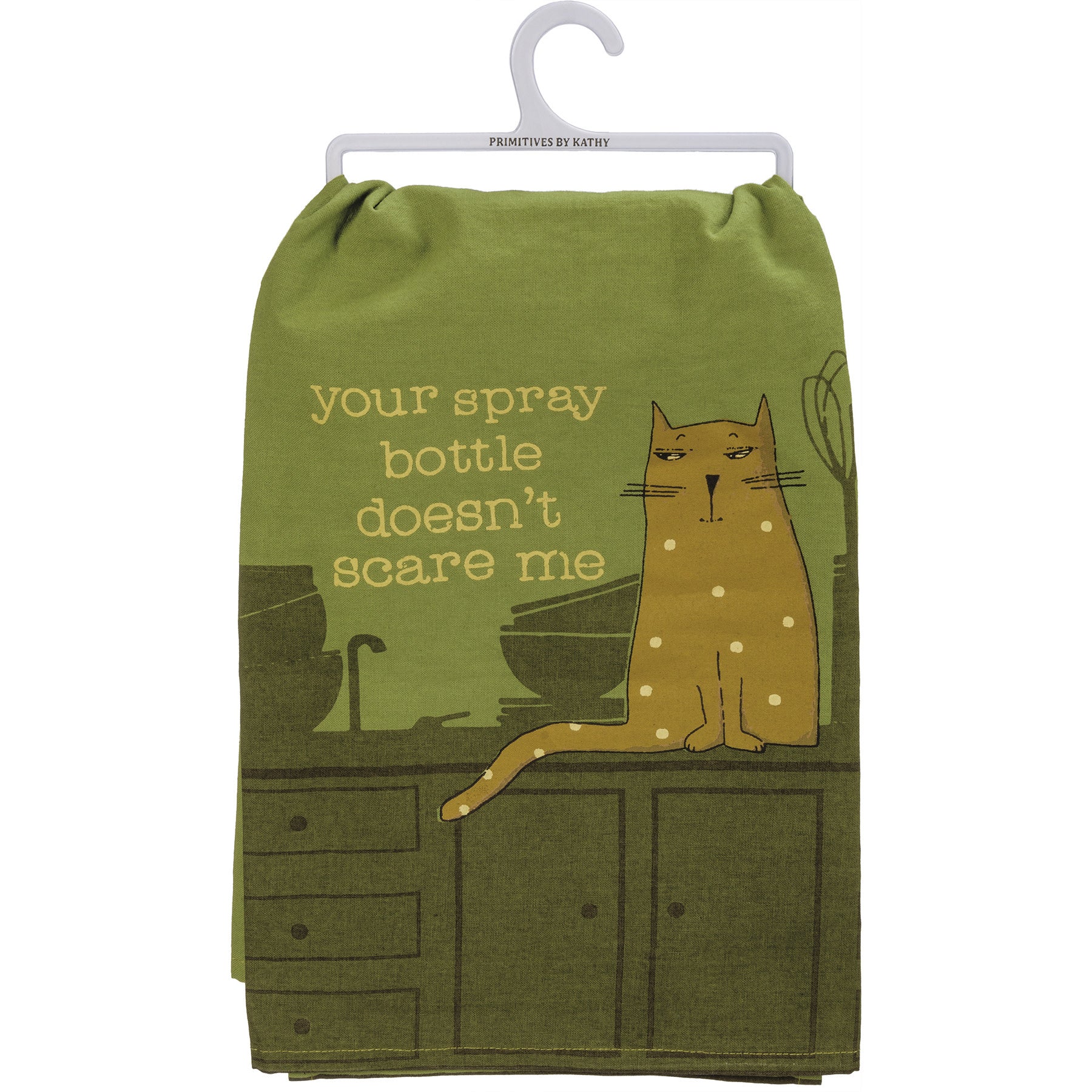 Primitives By Kathy Dish towel "Your Spray Bottle"