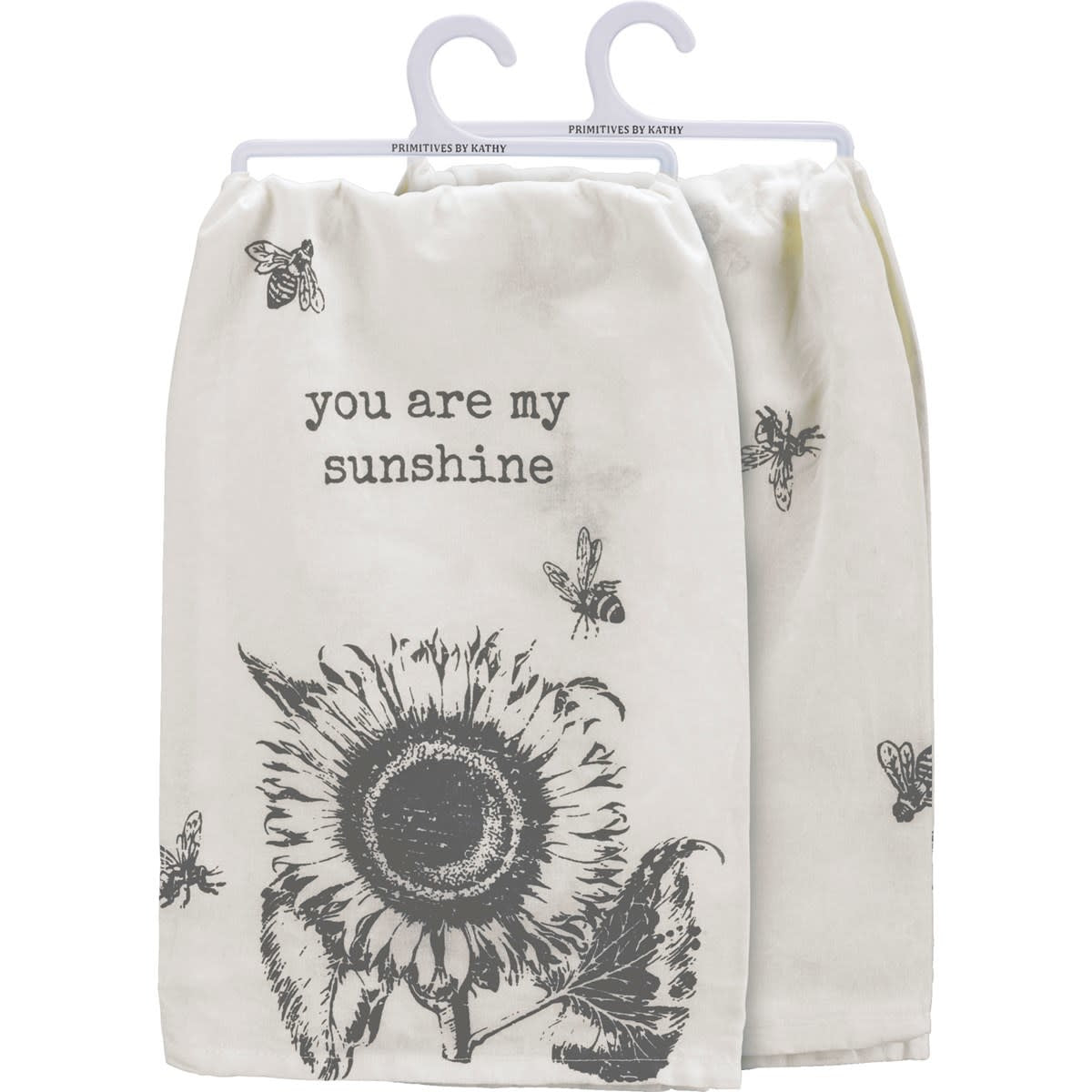 Primitives by Kathy "You are my Sunshine Sunflower" Tea towels