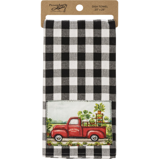 Primitives By Kathy Dish Towel, Plants