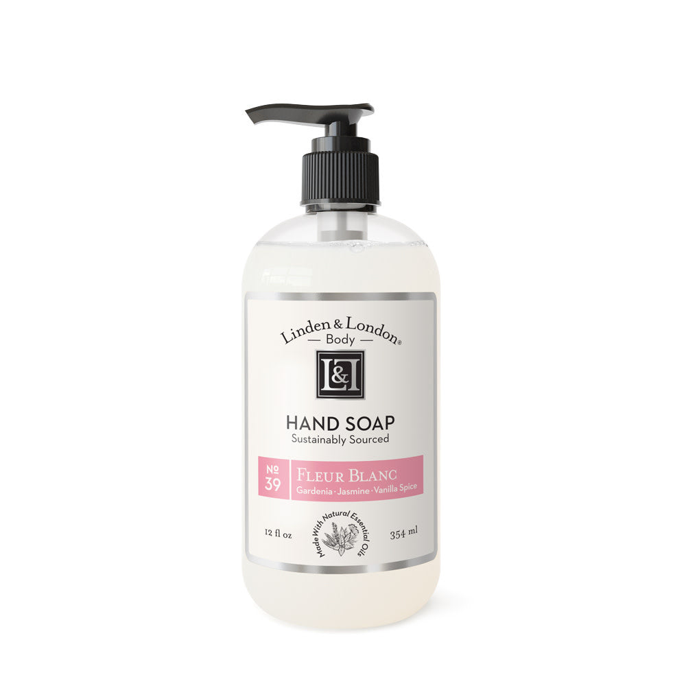 Linden and London Fleur Blanc Hand Soap