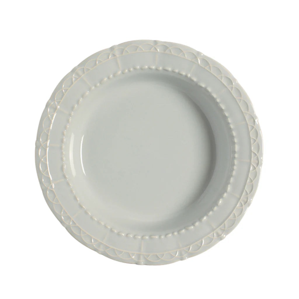Skyros Historia Pasta/ Rim Soup Bowl, Barely Blue