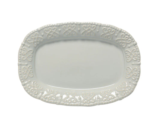 Skyros HIstoria Small Platter, Barely Blue