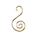 S Hook Ornament Hangers, Pack of 24, Gold