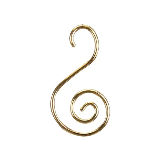 S Hook Ornament Hangers, Pack of 24, Gold