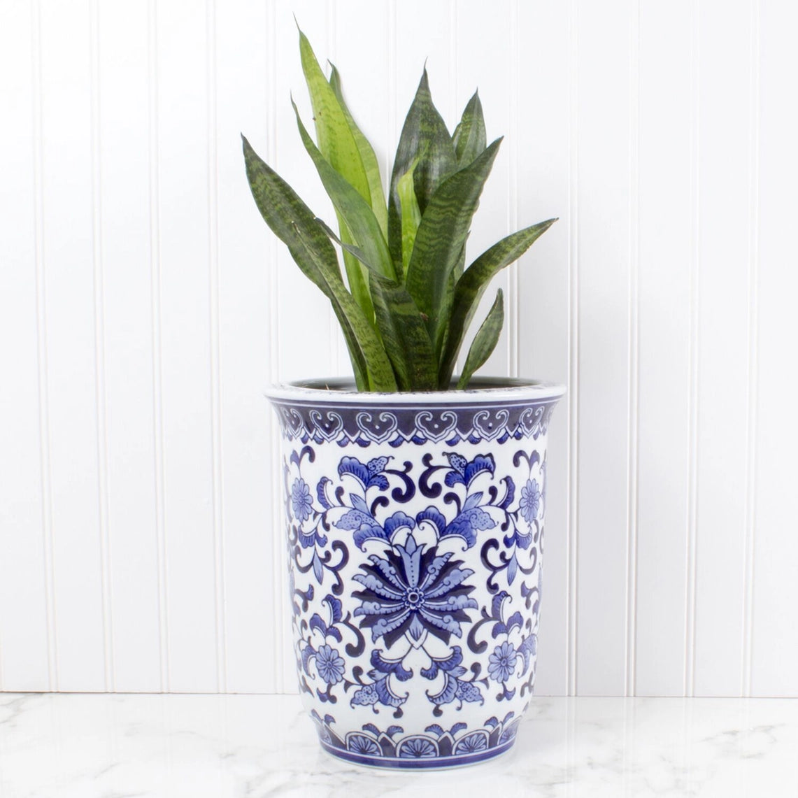 Blue Chinoiserie Planter, Large