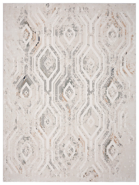 LR Home Michelle Rug 5'3"x7'3" Coconut Milk/Gray