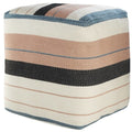 LR Home Indoor/Outdoor Pouf Multi 20x20