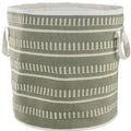 LR Home Indoor/Outdoor Lined Woven Basket