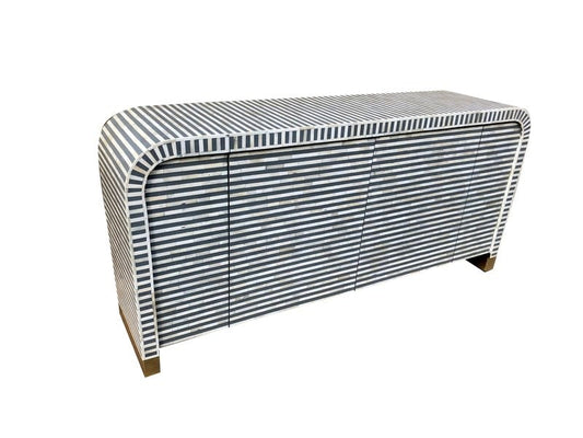 LR Home  Striped Bone Sideboard