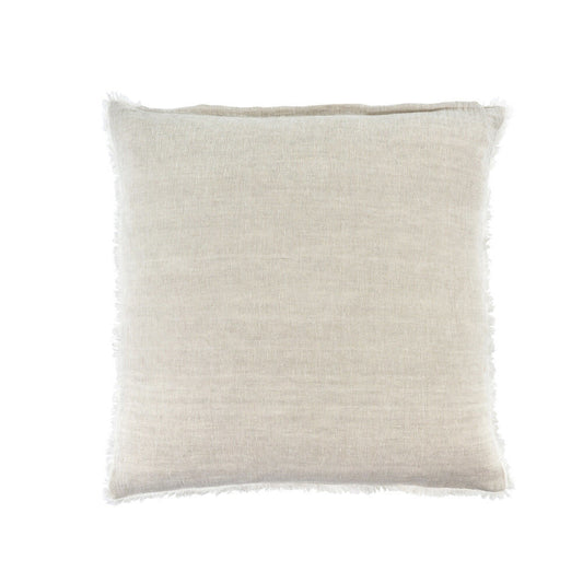Indaba Lina Linen Throw pillow, Chambray, 24x24