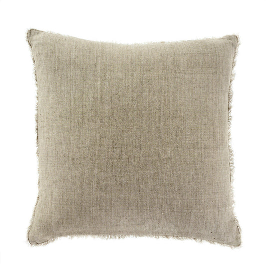 Indaba Lina Linen Pillow, Sand, 24X24