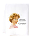 Well Played Karma Flour Sack Tea Towel