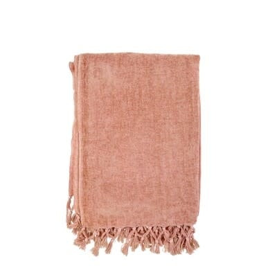 Indaba Chenille Throw Petal Ultra Soft