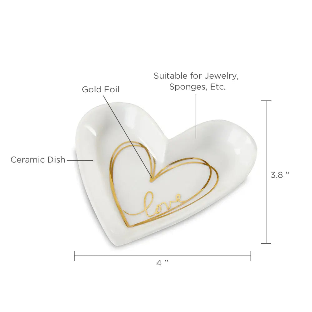 Heart Shaped Trinket Dish